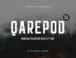 Qarepod font