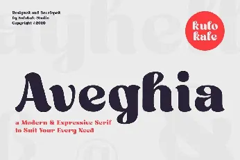 Aveghia font