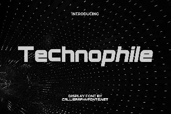 Technophile font