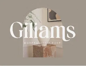 Giliams font