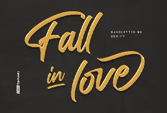 Fall in love font