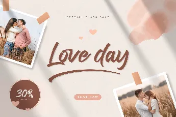 Fall in love font