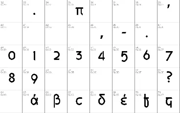 Grecian Formula font