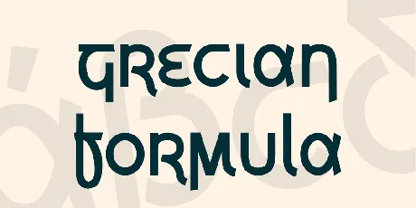 Grecian Formula font