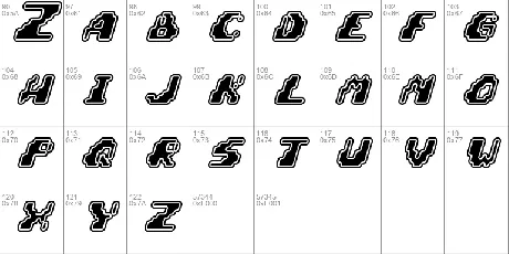 Zero Velocity BRK font