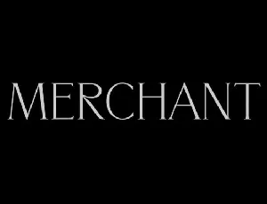 Merchant Family font