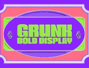 Grunk Bold font