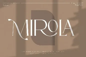 Mirola font