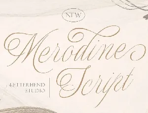 Merodine font
