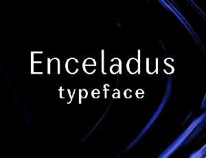 Enceladus Sans font