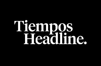 Tiempos Family font