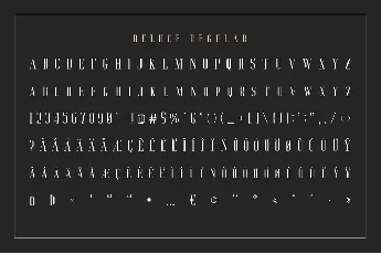 Deluce Serif font