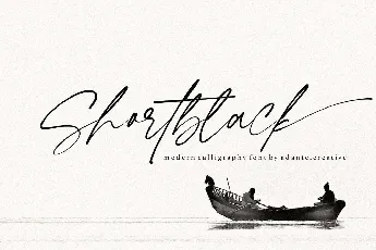 Shortblack font