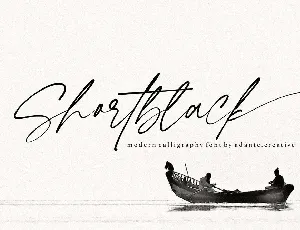 Shortblack font