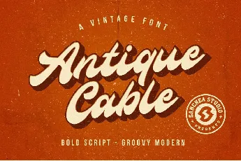 Antique Cable font