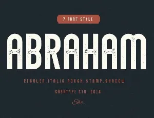Abraham Family Free font
