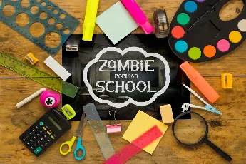 Zombie School Demo font