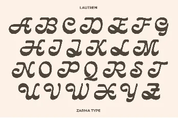 Lautren DEMO font