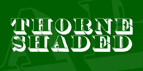 Thorne Shaded font