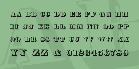 Thorne Shaded font