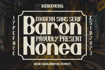 Baron Nonea font