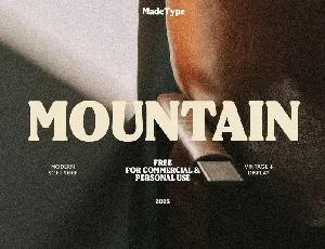 Mountain font