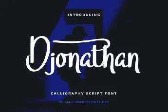 Djonathan Script font