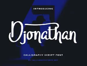 Djonathan Script font