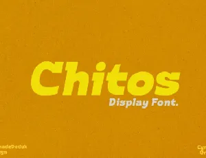 Chitos font