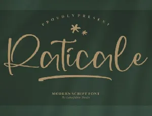 Raticale font