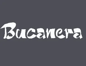 Bucanera font