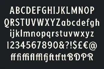 Rough Cut font