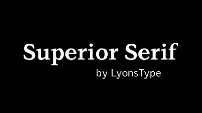 LT Superior Serif Family font