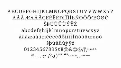 LT Superior Serif Family font