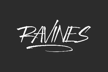 Ravines Demo font