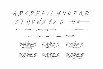 Ravines Demo font