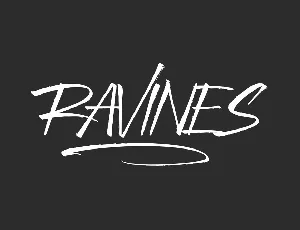 Ravines Demo font