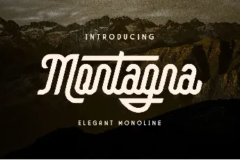 Montagna font