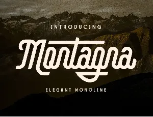 Montagna font