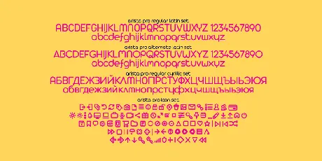 Arista Pro font