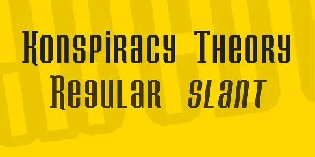 Konspiracy Theory font