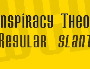 Konspiracy Theory font