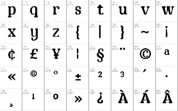 Minguwest font