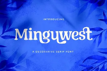 Minguwest font