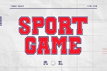 Sport Game font