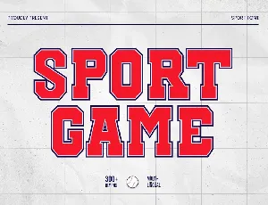 Sport Game font