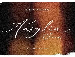 Ansylia font