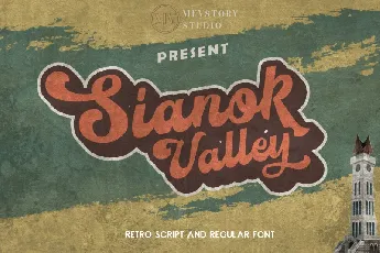 Sianok Valley Retro font