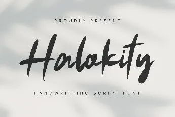 Halokity font