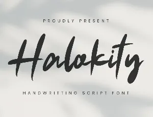 Halokity font